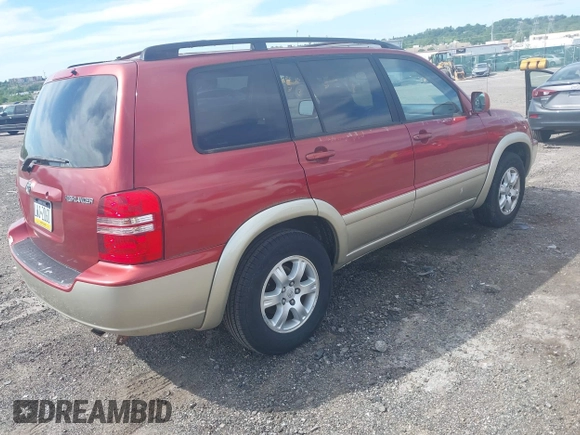 2003 Toyota Highlander z VIN JTEGD21A630057633, wystawiony jako IAAI lot #42308391 z przebiegiem Nie podano mil oraz . Historia ofert i sprzedaży dostępna na DreamBid. Obrazek 4.