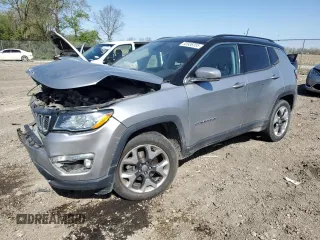 2018 Jeep Compass Limited с VIN 3C4NJDCB4JT372596, выставлен на аукционе Copart как лот 53936355 с пробегом 102 744 миль миль и Списание • Salvage title. История ставок и продаж доступна на DreamBid. Изображение 1.