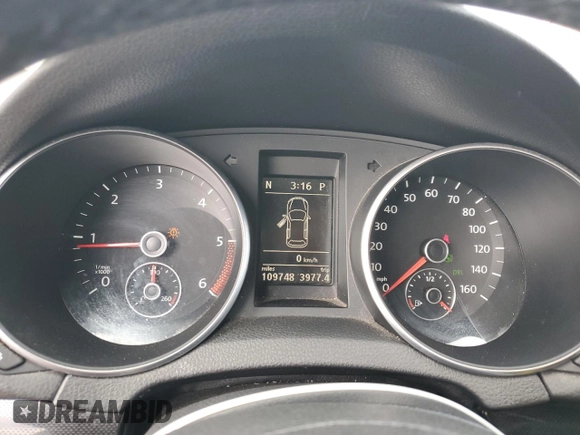 2012 Volkswagen Jetta TDI w/Sunroof with VIN 3VWPL7AJ2CM698003, listed as a Copart auction lot 62543725 with 109,748 mi miles and Salvage title. Bid and sale history available at DreamBid. Image 9.