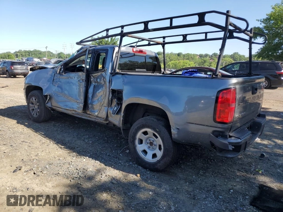 2021 Chevrolet Colorado 2WD LT with VIN 1GCHSCEN0M1291375, listed as a Copart auction lot 56485074 with 61,513 mi miles and Salvage Title. Bid and sale history available at carsss.com. Image 2.