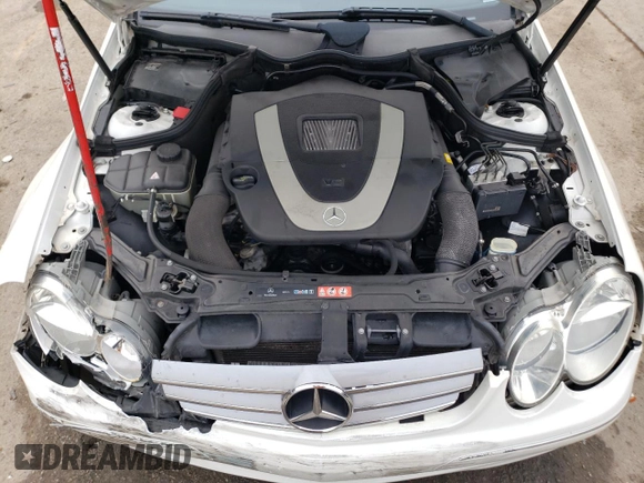 2007 Mercedes-Benz CLK 350 with VIN WDBTJ56H87F223011, listed as a Copart auction lot 45642314 with 155,996 mi miles and Salvage Title. Bid and sale history available at DreamBid. Image 11.