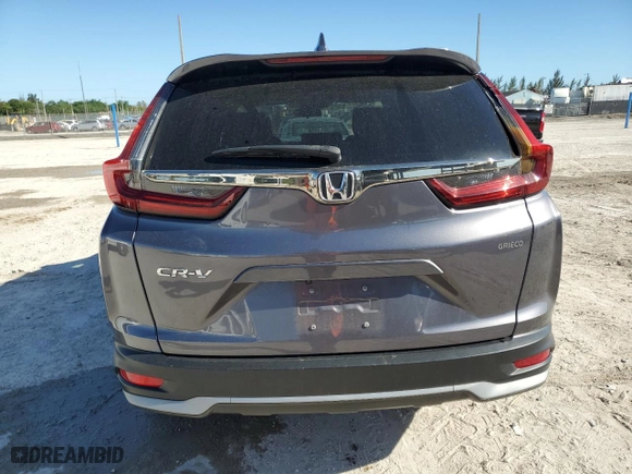 2022 Honda CR-V EX with VIN 5J6RW1H53NA010237, listed as a Copart auction lot 48511255 with 20,692 mi miles and Salvage Title. Bid and sale history available at carsss.com. Image 6.