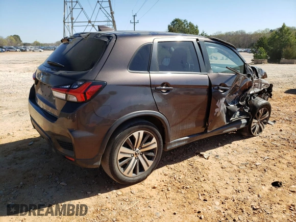 2020 Mitsubishi Outlander ES with VIN JA4AP3AU3LU008250, listed as a Copart auction lot 50710675 with 109,532 mi miles and Salvage title. Bid and sale history available at DreamBid. Image 3.