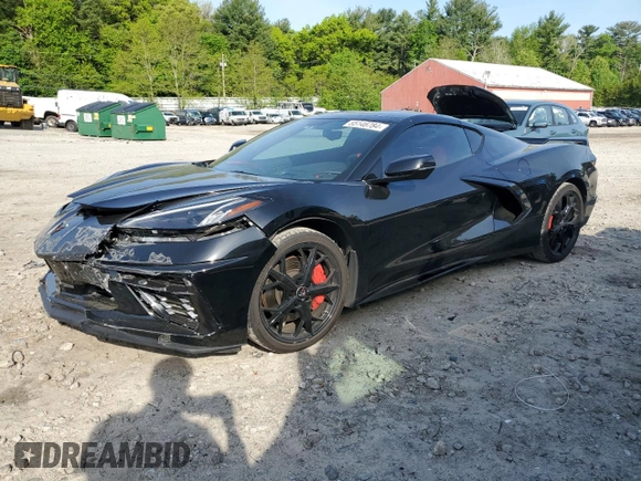 2022 Chevrolet Corvette 3LT z VIN 1G1YC2D46N5117832, wystawiony jako Copart lot #55146784 z przebiegiem 21 569 mil mil oraz Szkody całkowita. Historia ofert i sprzedaży dostępna na DreamBid. Obrazek 1.