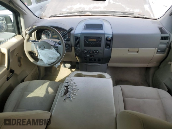 2008 Nissan Titan XE with VIN 1N6BA06A28N330045, listed as a Copart auction lot 52288595 with 211,906 mi miles and Salvage Title. Bid and sale history available at carsss.com. Image 8.
