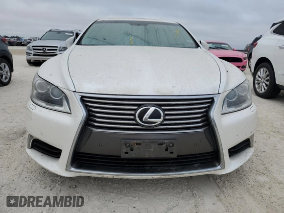 2016 Lexus LS 460 with VIN JTHCL5EF6G5026953, listed as a Copart auction lot 74252394 with Not provided miles and Salvage title. Bid and sale history available at DreamBid. Image 5.