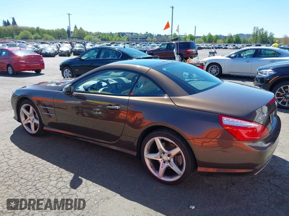 2015 Mercedes-Benz SL 550 with VIN WDDJK7DA6FF031520, listed as a IAAI auction lot 42044960 with Not provided miles and . Bid and sale history available at DreamBid. Image 3.