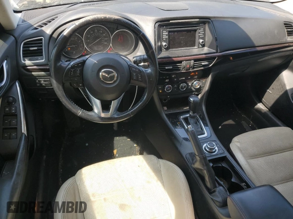 2015 Mazda 6 i Grand Touring with VIN JM1GJ1W69F1168512, listed as a Copart auction lot 53150995 with 130,205 mi miles and Salvage Title. Bid and sale history available at DreamBid. Image 8.