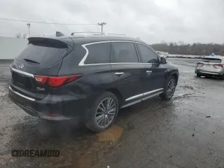 2017 Infiniti QX60 with VIN 5N1DL0MM9HC549675, listed as a Copart auction lot 52076715 with 100,009 mi miles and Salvage Title. Bid and sale history available at DreamBid. Image 3.