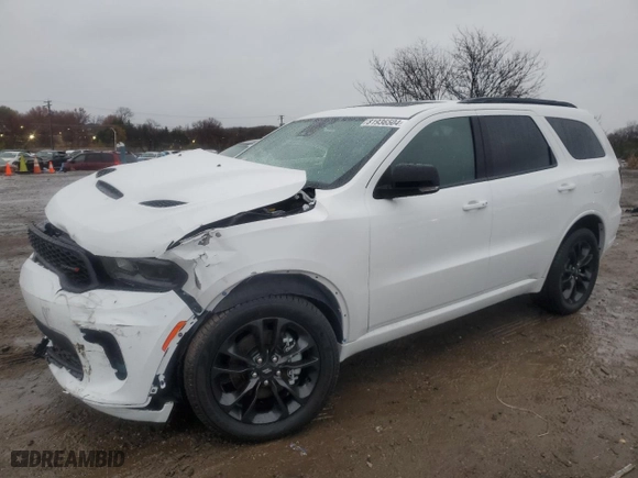 2024 Dodge Durango GT with VIN 1C4RDJDG9RC226624, listed as a Copart auction lot 81936504 with 2,626 mi miles and Salvage Title. Bid and sale history available at carsss.com. Image 1.