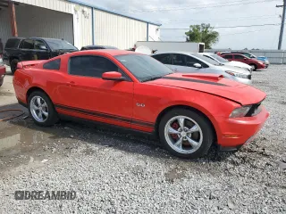2012 Ford Mustang GT Premium with VIN 1ZVBP8CF0C5231732, listed as a Copart auction lot 54009665 with Not Provided miles and Salvage Title. Bid and sale history available at DreamBid. Image 4.