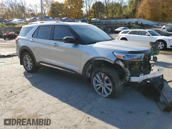 2023 Ford Explorer Limited with VIN 1FMSK8FH5PGB28987, listed as a Copart auction lot 76655474 with 10,996 mi miles and Salvage Title. Bid and sale history available at carsss.com. Image 4.
