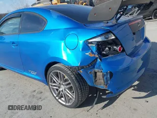 2010 Scion tC with VIN JTKDE3B78A0315248, listed as a IAAI auction lot 41442648 with 125,037 mi miles. Bid and sale history available at carsss.com. Image 6.