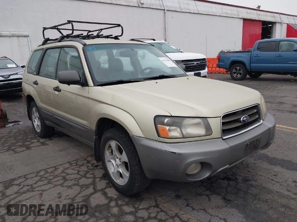 2003 Subaru Forester XS with VIN JF1SG65663H753306, listed as a IAAI auction lot 41311689 with 253,269 mi miles. Bid and sale history available at carsss.com. Image 1.