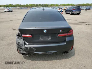 2021 BMW M5 z VIN WBS83CH04MCG92781, wystawiony jako Copart lot #52568153 z przebiegiem 29 528 mil mil oraz . Historia ofert i sprzedaży dostępna na DreamBid. Obrazek 6.