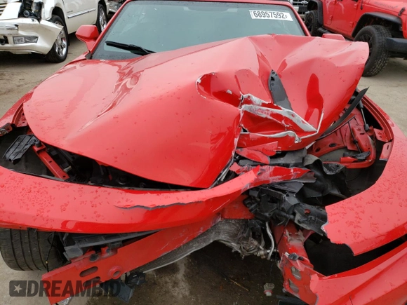 2018 Chevrolet Camaro 1LT with VIN 1G1FB3DX9J0122444, listed as a Copart auction lot 68957592 with 76,830 mi miles. Bid and sale history available at carsss.com. Image 11.