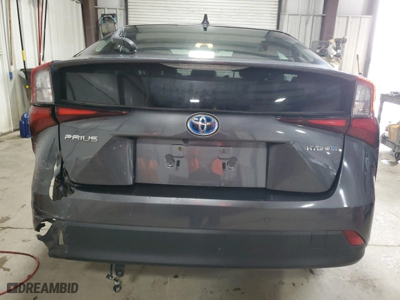 2020 Toyota Prius L Eco with VIN JTDKARFU5L3112509, listed as a Copart auction lot 51268045 with 63,696 mi miles and Salvage Title. Bid and sale history available at carsss.com. Image 6.