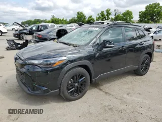 2024 Toyota Corolla Cross Hybrid S with VIN 7MUFBABG6RV020919, listed as a Copart auction lot 58362915 with 5,296 mi miles and Salvage title. Bid and sale history available at DreamBid. Image 1.