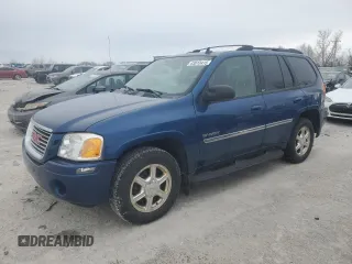 2006 GMC Envoy SLE with VIN 1GKDT13S662261761, listed as a Copart auction lot 43813415 with 206,745 mi miles and Clean Title. Bid and sale history available at carsss.com. Image 1.