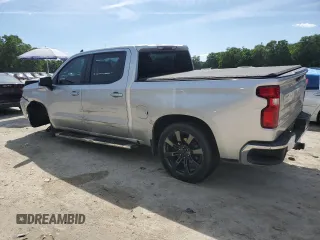 2022 Chevrolet Silverado 1500 LT with VIN 3GCUYDED7NG124900, listed as a Copart auction lot 52002995 with 57,249 mi miles and Salvage Title. Bid and sale history available at DreamBid. Image 2.