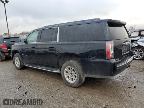 2017 GMC Yukon XL SLE with VIN 1GKS2FKC4HR213641, listed as a Copart auction lot 80441354 with 157,522 mi miles and Salvage Title. Bid and sale history available at carsss.com. Image 2.
