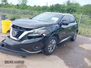2018 Nissan Murano SV with VIN 5N1AZ2MG7JN108130, listed as a IAAI auction lot 42081689 with 114,765 mi miles and . Bid and sale history available at carsss.com. Image 2.
