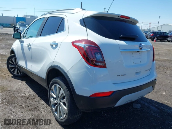 2017 Buick Encore Preferred with VIN KL4CJESB2HB056893, listed as a IAAI auction lot 41975930 with 97,821 mi miles. Bid and sale history available at carsss.com. Image 3.
