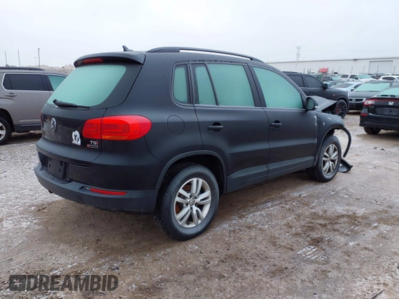 2017 Volkswagen Tiguan S with VIN WVGBV7AX8HK027148, listed as a IAAI auction lot 41215649 with 132,690 mi miles and . Bid and sale history available at DreamBid. Image 4.