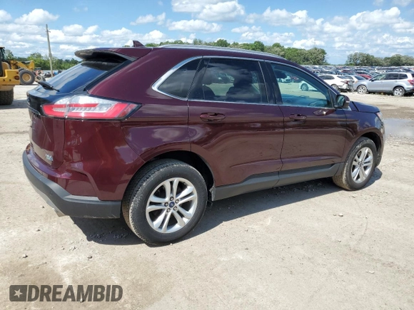 2019 Ford Edge SEL with VIN 2FMPK4J9XKBB95468, listed as a Copart auction lot 62080795 with 79,072 mi miles and Salvage title. Bid and sale history available at DreamBid. Image 3.