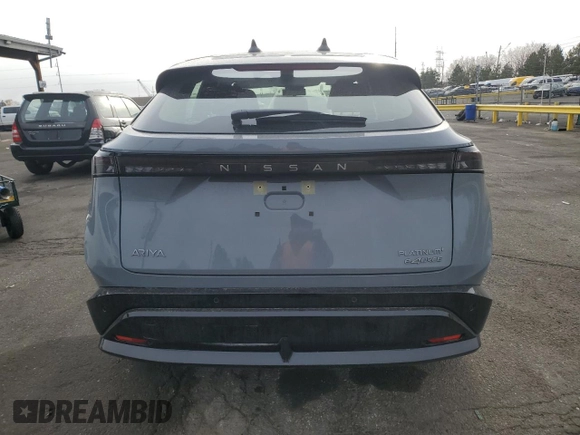 2024 Nissan ARIYA Platinum+ with VIN JN1DF0CD6RM742832, listed as a Copart auction lot 49673935 with 479 mi miles and Salvage title. Bid and sale history available at DreamBid. Image 6.