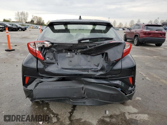 2019 Toyota C-HR XLE with VIN JTNKHMBX9K1054828, listed as a Copart auction lot 50745035 with 79,130 mi miles and Salvage Title. Bid and sale history available at carsss.com. Image 6.