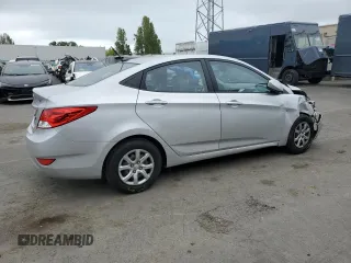 2014 Hyundai Accent GLS with VIN KMHCT4AE8EU643620, listed as a Copart auction lot 53852525 with 90,279 mi miles and Salvage Title. Bid and sale history available at carsss.com. Image 3.