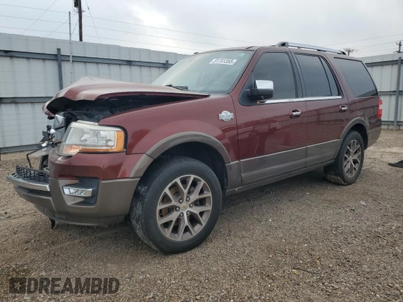 2015 Ford Expedition XLT with VIN 1FMJU1HT9FEF11131, listed as a Copart auction lot 51741355 with 136,988 mi miles and Salvage title. Bid and sale history available at DreamBid. Image 1.