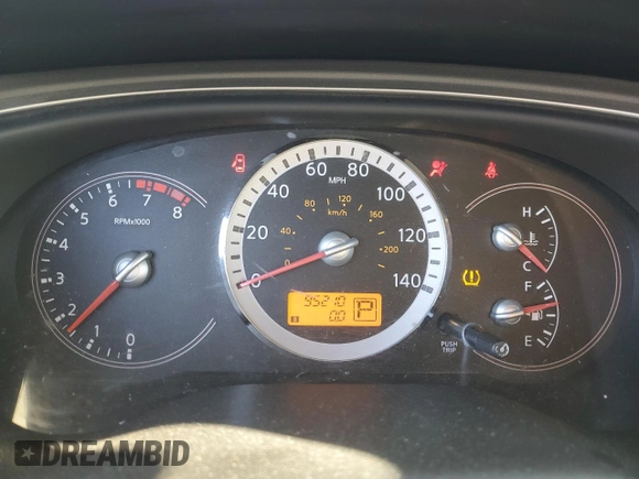 2007 Nissan Quest S with VIN 5N1BV28U77N119704, listed as a Copart auction lot 87555095 with 95,210 mi miles and Salvage Title. Bid and sale history available at carsss.com. Image 9.