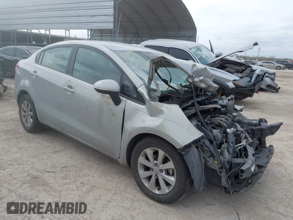 2013 Kia Rio EX with VIN KNADN4A34D6223239, listed as a IAAI auction lot 41683594 with 95,550 mi miles and . Bid and sale history available at DreamBid. Image 1.