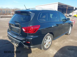 2018 Nissan Pathfinder S with VIN 5N1DR2MN0JC675254, listed as a IAAI auction lot 41492432 with 66,571 mi miles and . Bid and sale history available at DreamBid. Image 4.