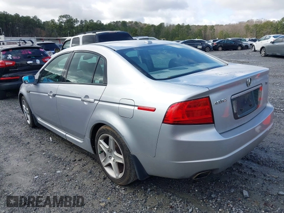 2005 Acura TL with VIN 19UUA66205A014235, listed as a IAAI auction lot 41531763 with 196,236 mi miles. Bid and sale history available at carsss.com. Image 3.
