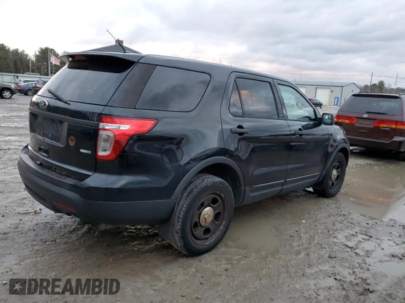 2013 Ford Utility Police Interceptor with VIN 1FM5K8AR8DGB79117, listed as a Copart auction lot 83887314 with 215,809 mi miles and Clean Title. Bid and sale history available at carsss.com. Image 3.