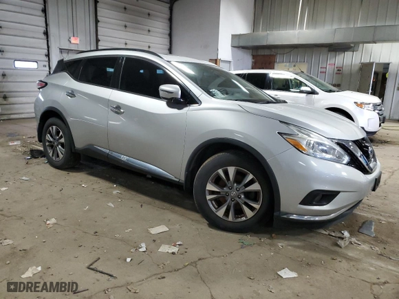 2016 Nissan Murano SL with VIN 5N1AZ2MHXGN161213, listed as a Copart auction lot 52791635 with 102,178 mi miles and Clean Title. Bid and sale history available at carsss.com. Image 4.