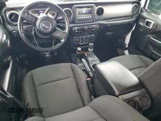 2021 Jeep Wrangler Unlimited Sport Altitude with VIN 1C4HJXDN1MW592428, listed as a Copart auction lot 79781444 with 95,493 mi miles and Salvage title. Bid and sale history available at DreamBid. Image 8.