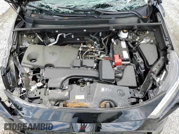 2025 Toyota RAV4 XLE Premium with VIN 2T3C1RFVXSW373756, listed as a Copart auction lot 58671675 with 3,782 mi miles and Salvage title. Bid and sale history available at DreamBid. Image 12.