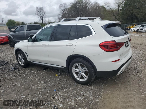 2020 BMW X3 sDrive30i with VIN 5UXTY3C06L9D47384, listed as a Copart auction lot 50873265 with 64,281 mi miles and Salvage Title. Bid and sale history available at carsss.com. Image 2.