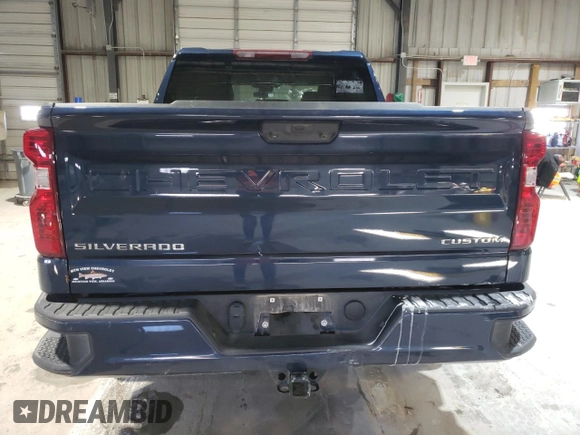 2022 Chevrolet Silverado 1500 Custom with VIN 1GCPDBEK4NZ580994, listed as a Copart auction lot 87164364 with 58,146 mi miles and Clean Title. Bid and sale history available at carsss.com. Image 6.