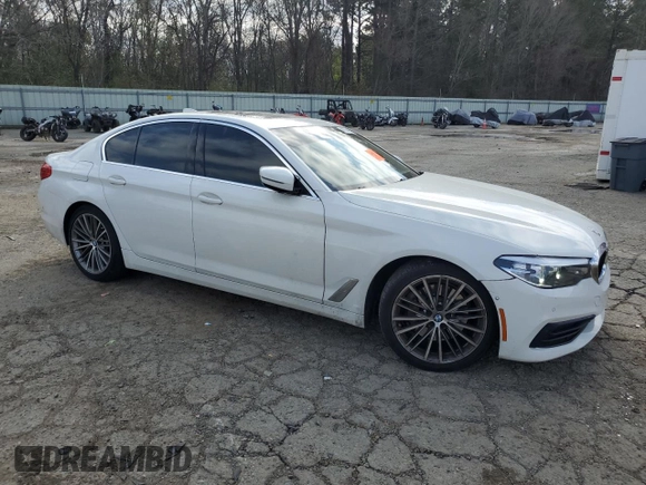 2019 BMW 5 Series 530i with VIN WBAJA5C58KWA57892, listed as a Copart auction lot 48754435 with 74,991 mi miles and Salvage Title. Bid and sale history available at DreamBid. Image 4.