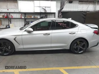 2019 Genesis G70 Advanced with VIN KMTG44LA2KU025977, listed as a IAAI auction lot 42432585 with 25,227 mi miles and . Bid and sale history available at DreamBid. Image 14.