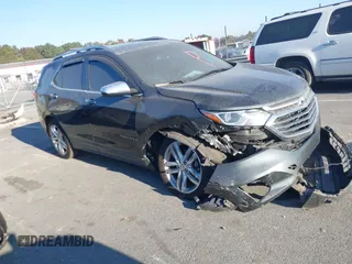2018 Chevrolet Equinox Premier with VIN 3GNAXNEX7JS508096, listed as a IAAI auction lot 40656660 with 136,312 mi miles. Bid and sale history available at carsss.com. Image 1.