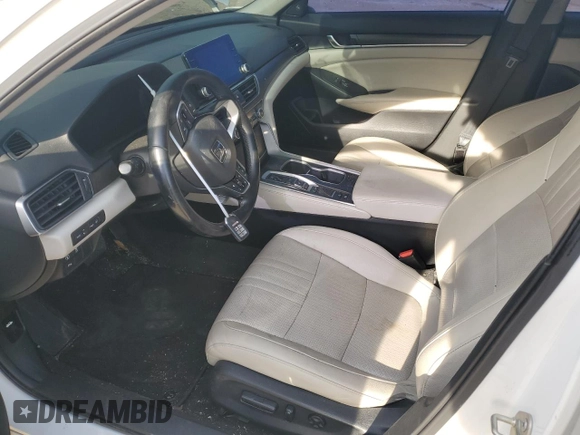 2019 Honda Accord Touring with VIN 1HGCV2F90KA030050, listed as a Copart auction lot 53018355 with 138,684 mi miles and Salvage title. Bid and sale history available at DreamBid. Image 7.