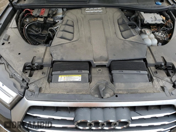 2018 Audi Q7 Premium with VIN WA1AAAF72JD000694, listed as a Copart auction lot 55625414 with 55,602 mi miles and Salvage title. Bid and sale history available at DreamBid. Image 12.