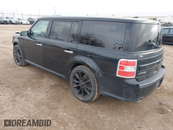 2017 Ford Flex Limited with VIN 2FMHK6D85HBA02266, listed as a IAAI auction lot 41236164 with 165,604 mi miles. Bid and sale history available at carsss.com. Image 3.