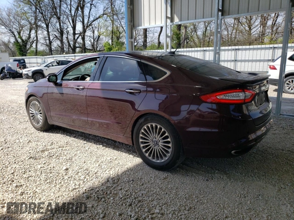 2013 Ford Fusion Titanium with VIN 3FA6P0K91DR228957, listed as a Copart auction lot 51972535 with 202,408 mi miles and Salvage title. Bid and sale history available at DreamBid. Image 2.